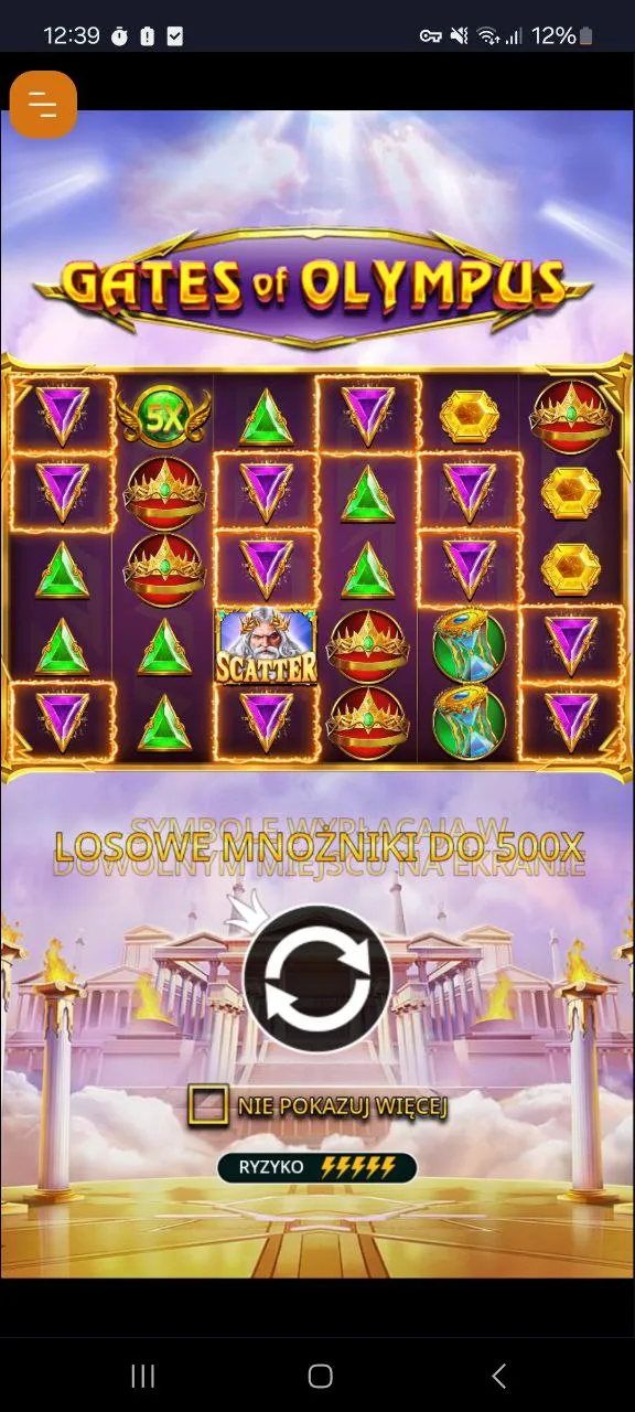 Gates of Olimpus Main page