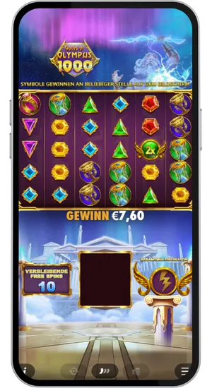 Freispielrunde mit globalem Multiplikator