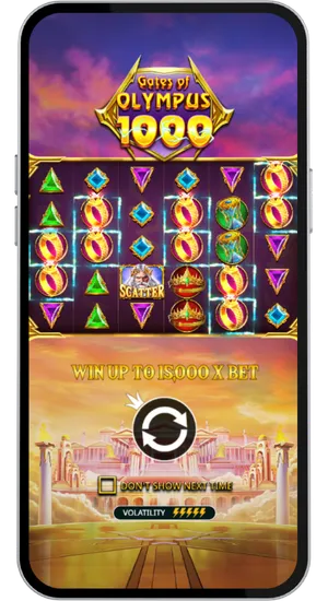 Game start screen with symbol grid