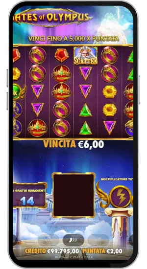 Round di free spin con moltiplicatori attivi