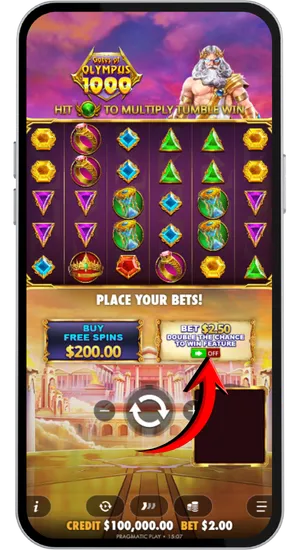 Double chance feature activation