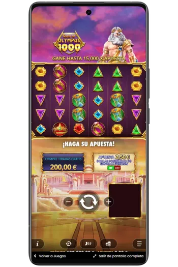 Accede a la web oficial Gates of Olympus 1000