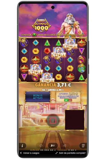 Juega y gana dinero Gates of Olympus 1000