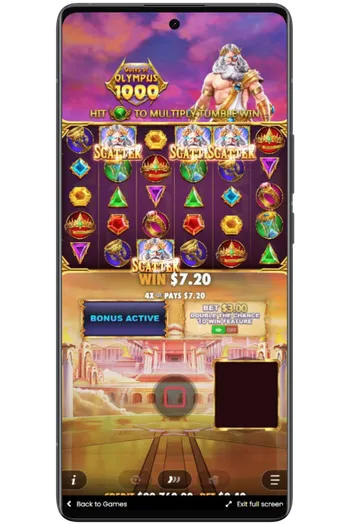 Speel en win geld Gates of Olympus 1000